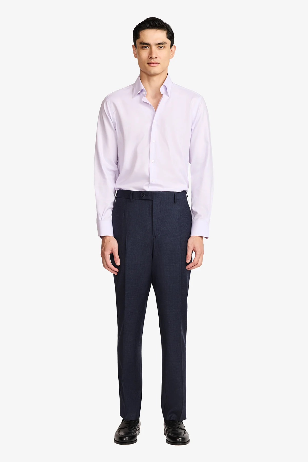 Norris Formal Shirt - Lilac Twill - Image 2