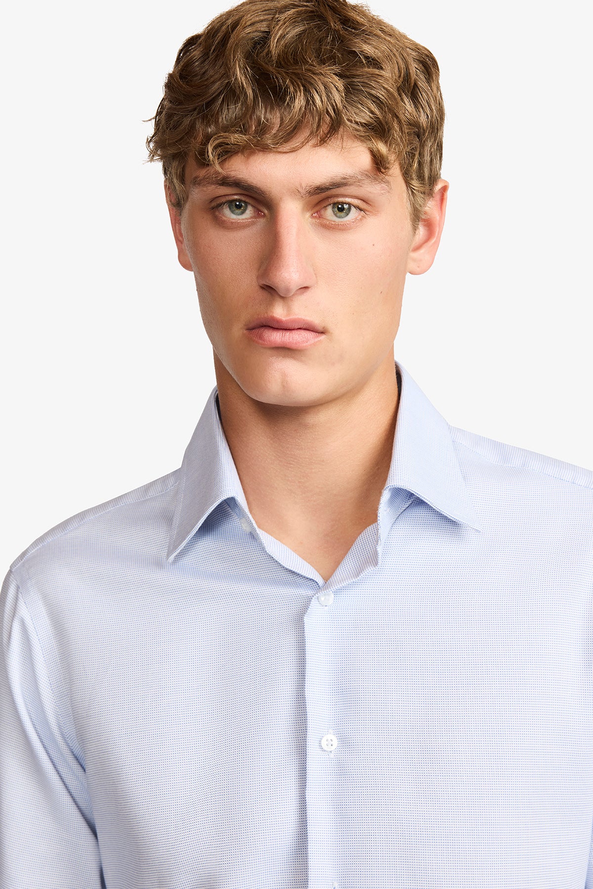 Onder formal shirt - blue microdesign - Image 7