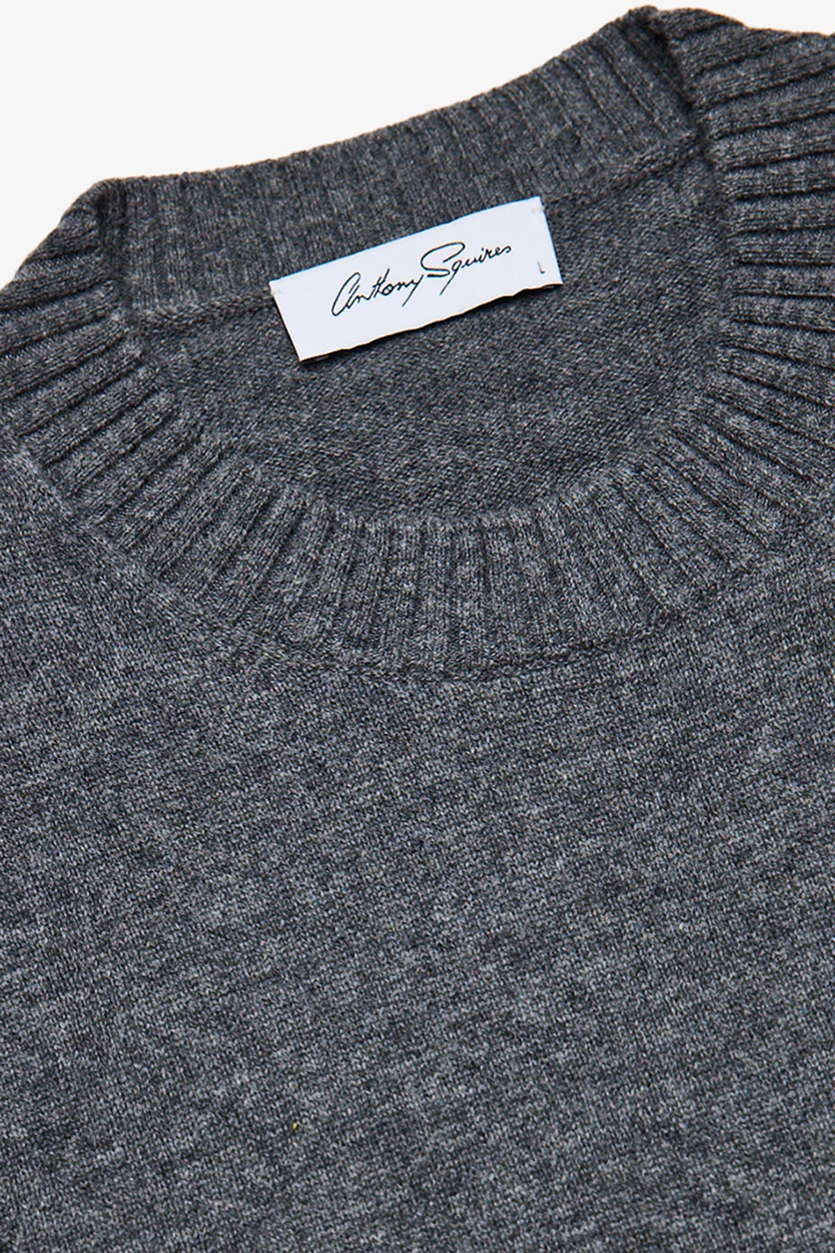 Orlando grey cashmere blend crew knit - Image 2