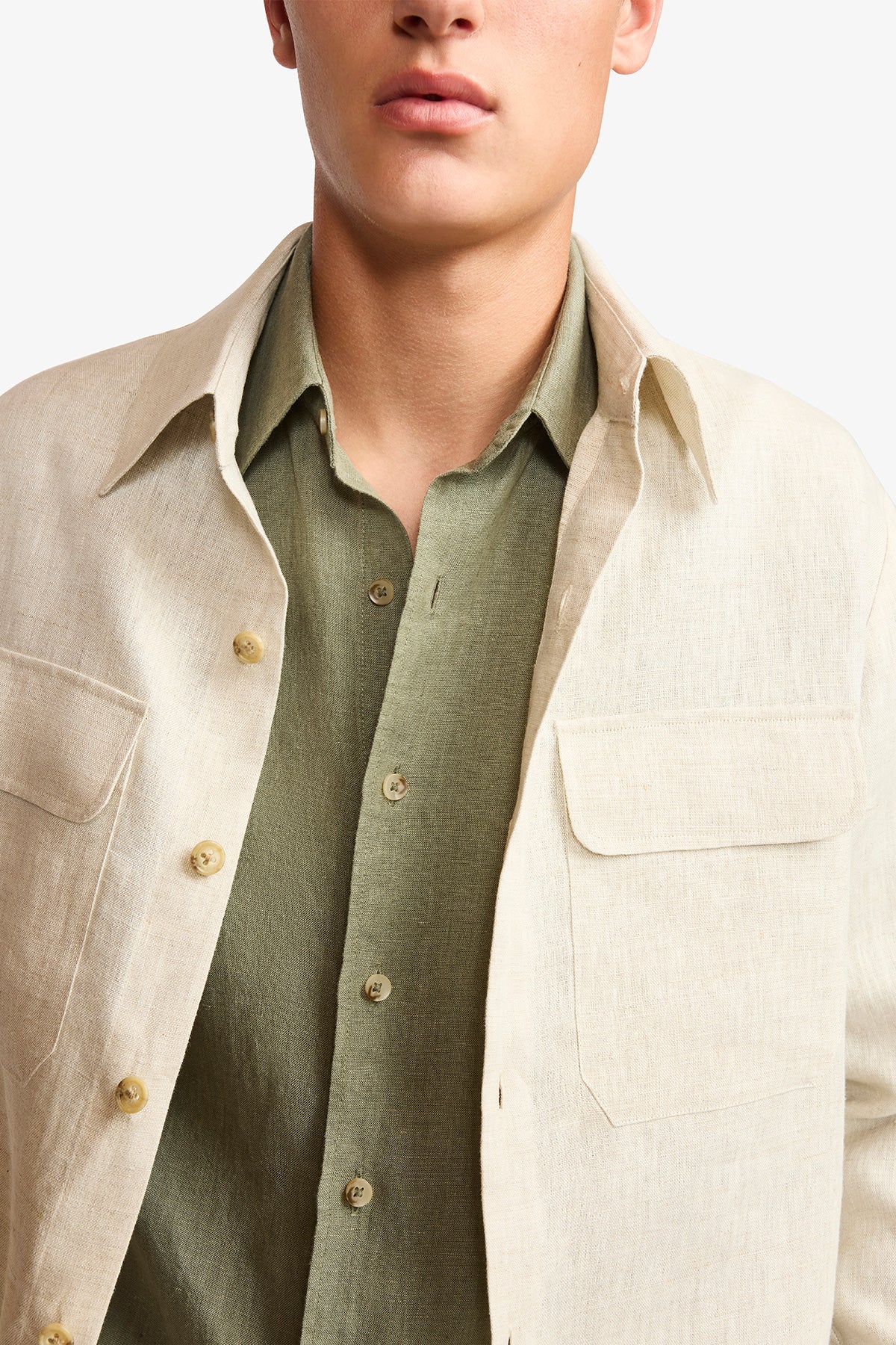 Overshirt - linen - Image 10