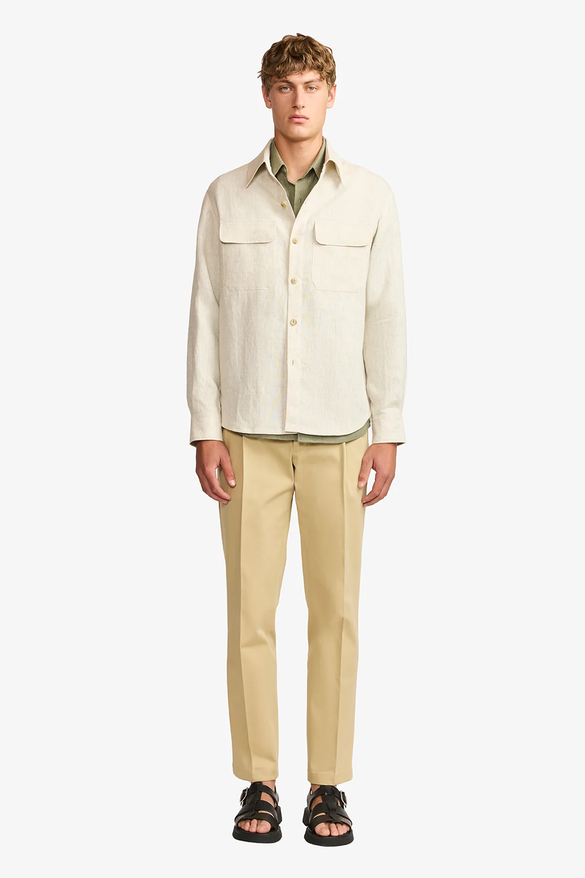 Overshirt - linen - Image 2
