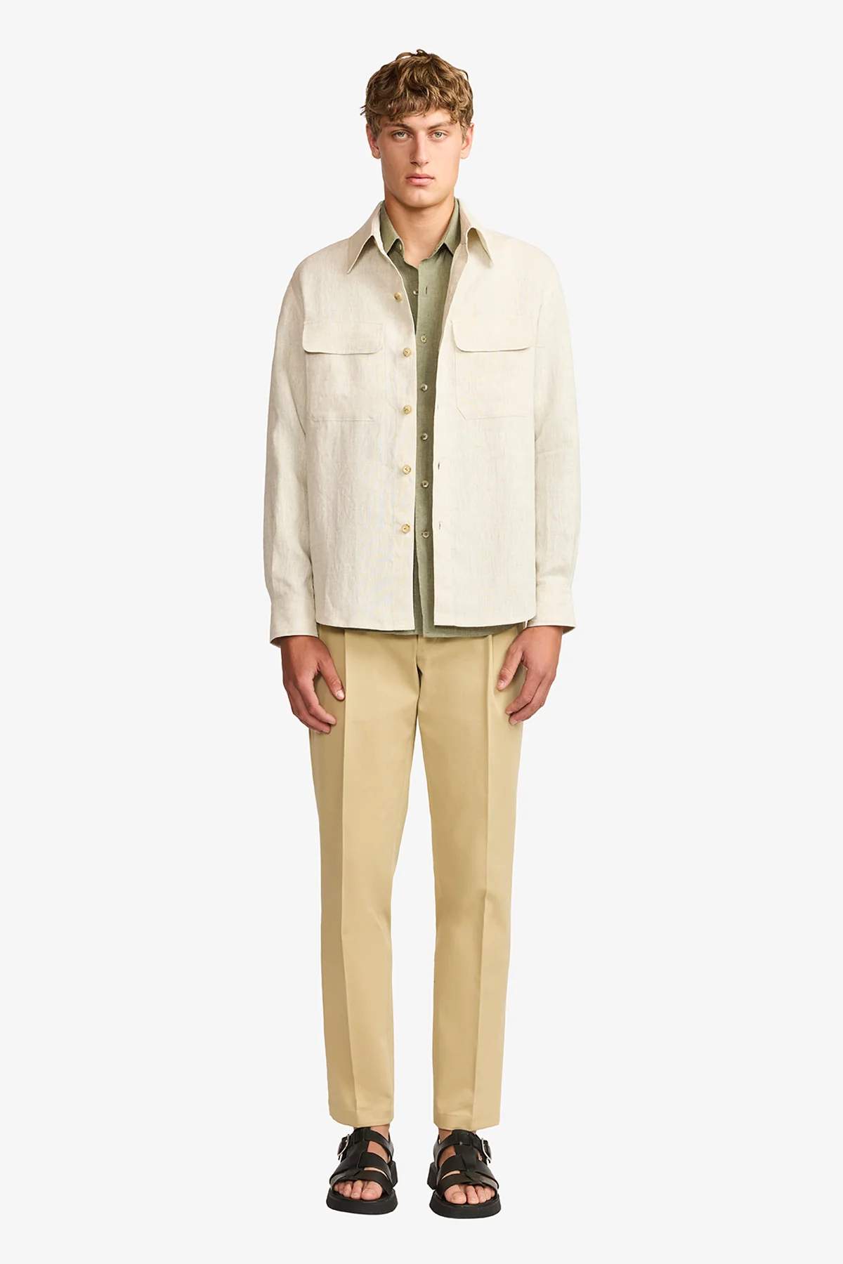 Overshirt - linen - Image 6