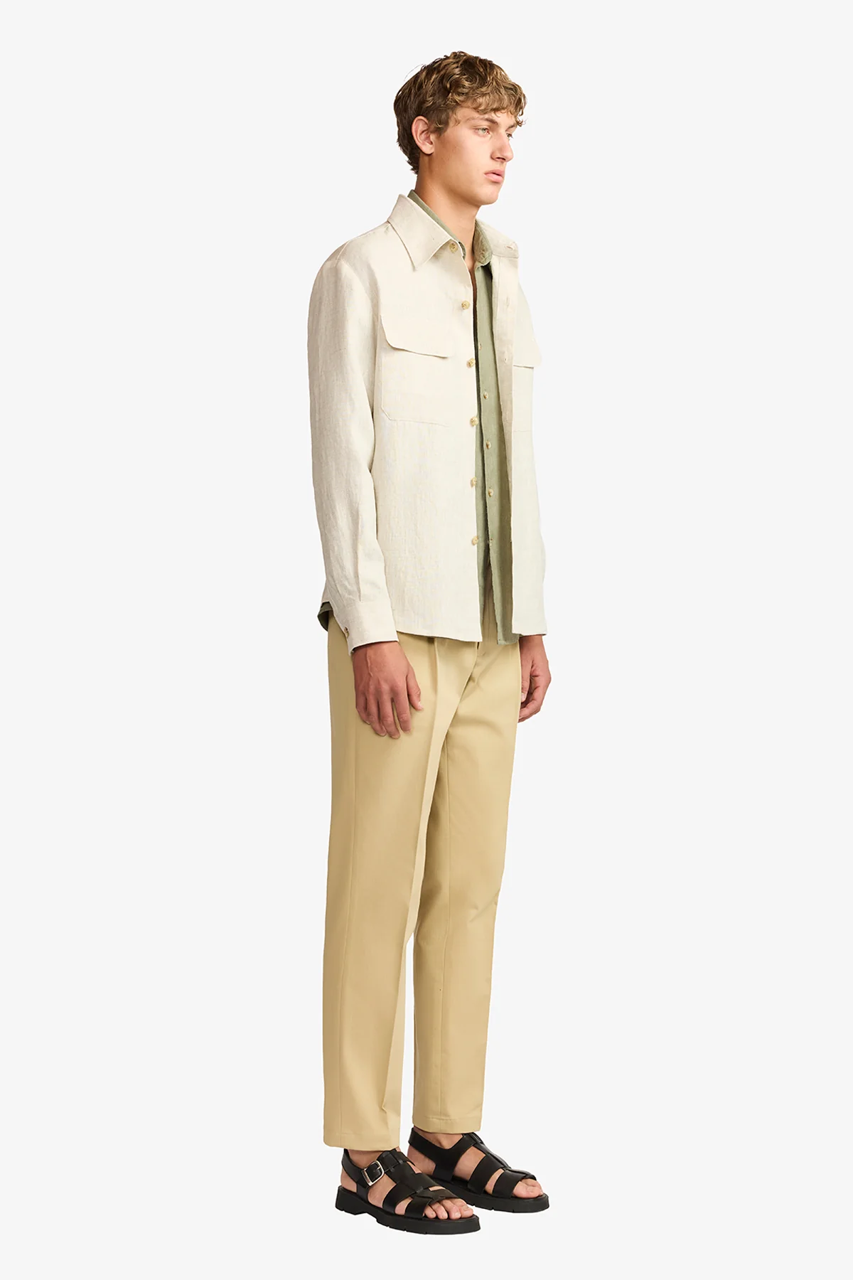 Overshirt - linen - Image 7