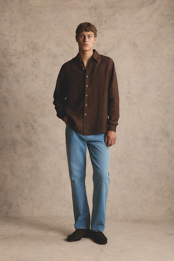 Quy brown linen shirt - Image 10