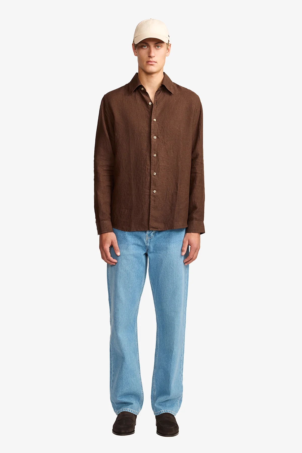 Quy brown linen shirt - Image 2