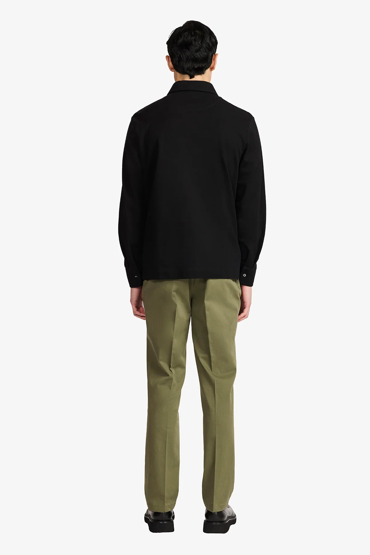 Raffa Black Knitted Polo - Image 5