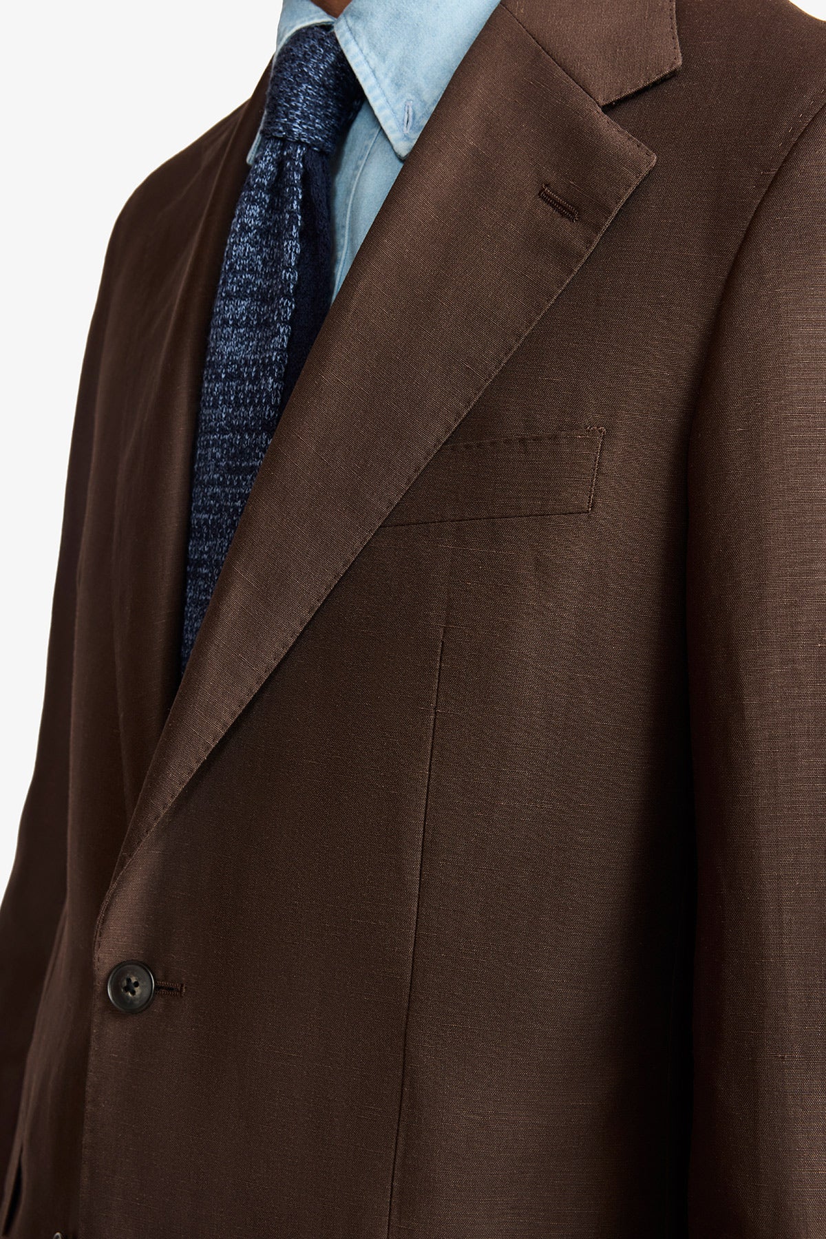 Romeo suit - Brown linen/wool blend - Image 11