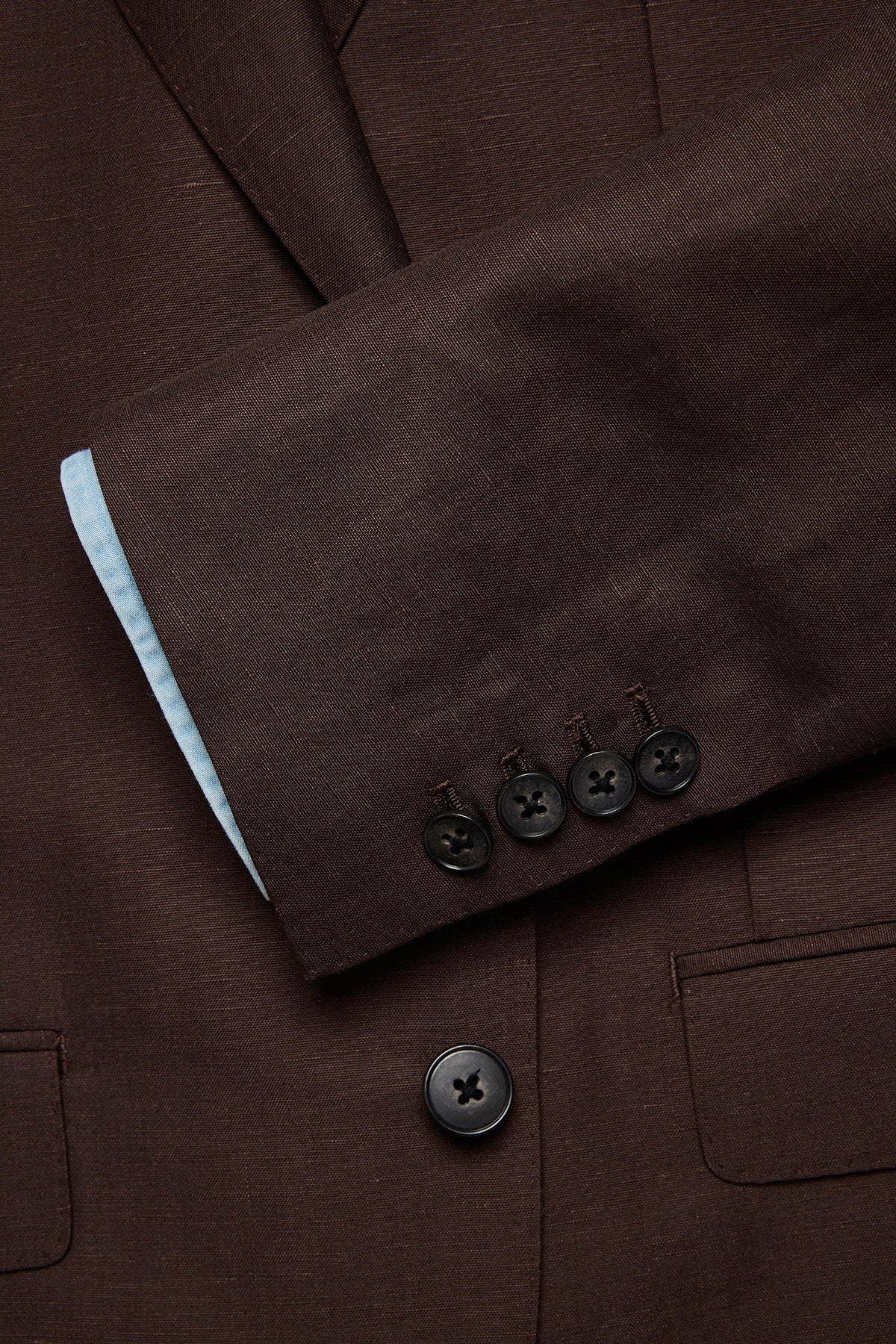 Romeo suit - Brown linen/wool blend - Image 5