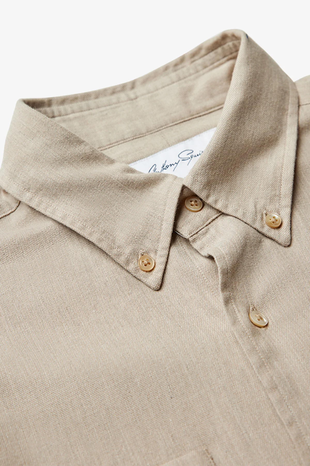 Sam - Beige brushed twill - Image 3
