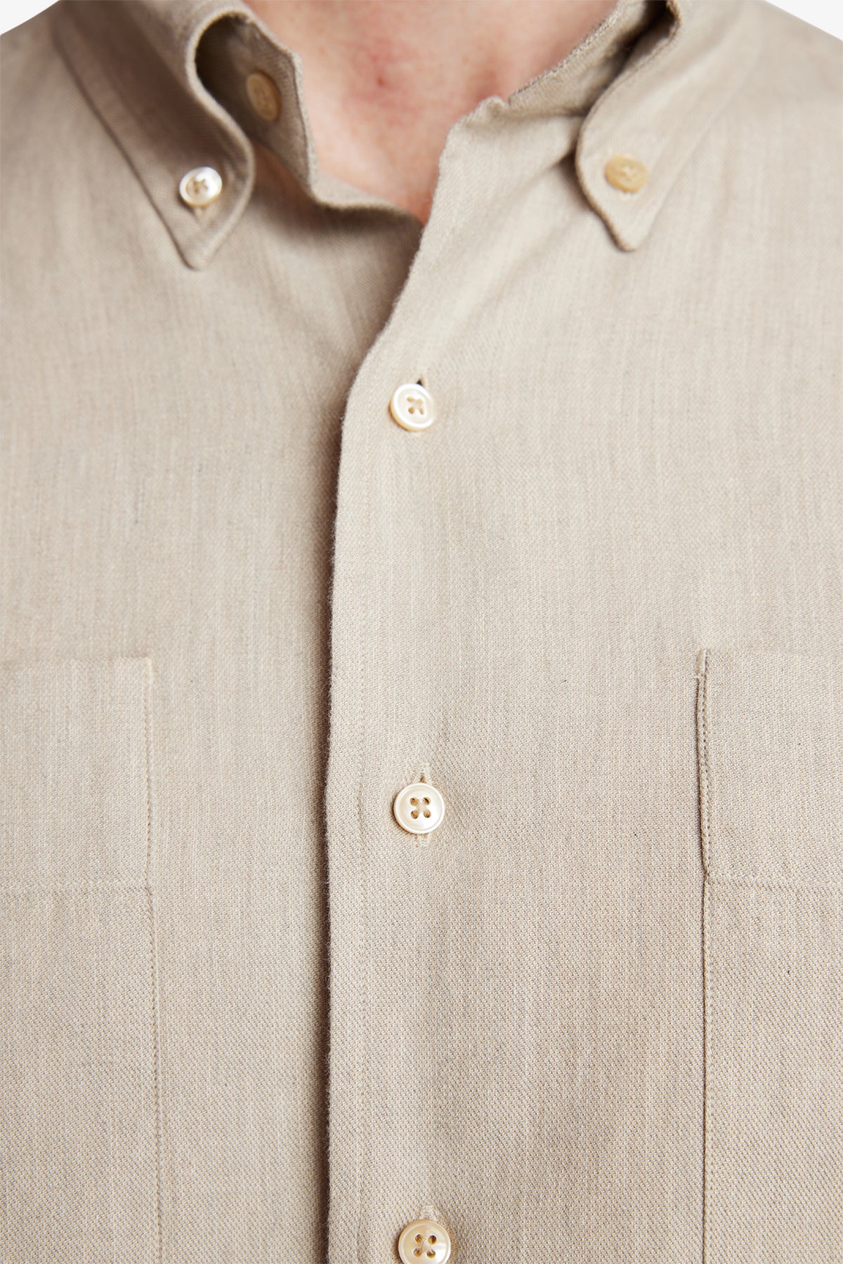 Sam - Beige brushed twill - Image 6