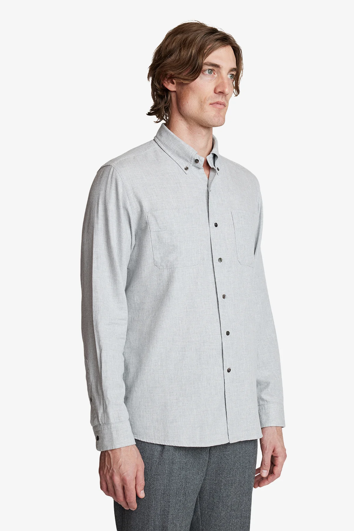Sam - Light Grey brushed twill - Image 5