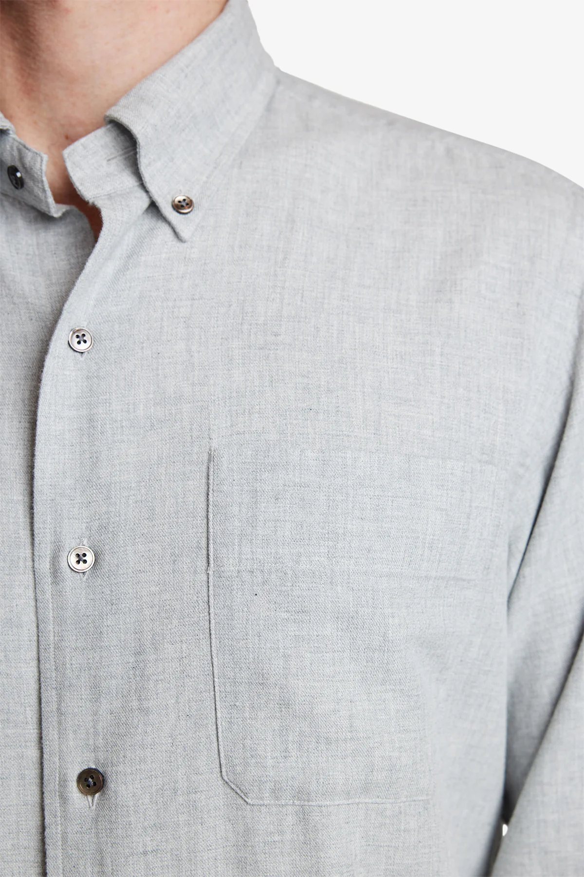 Sam - Light Grey brushed twill - Image 6