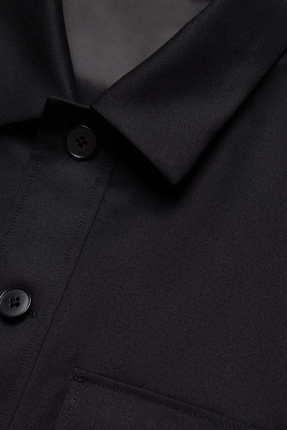 Saunder black twill jacket - Image 4