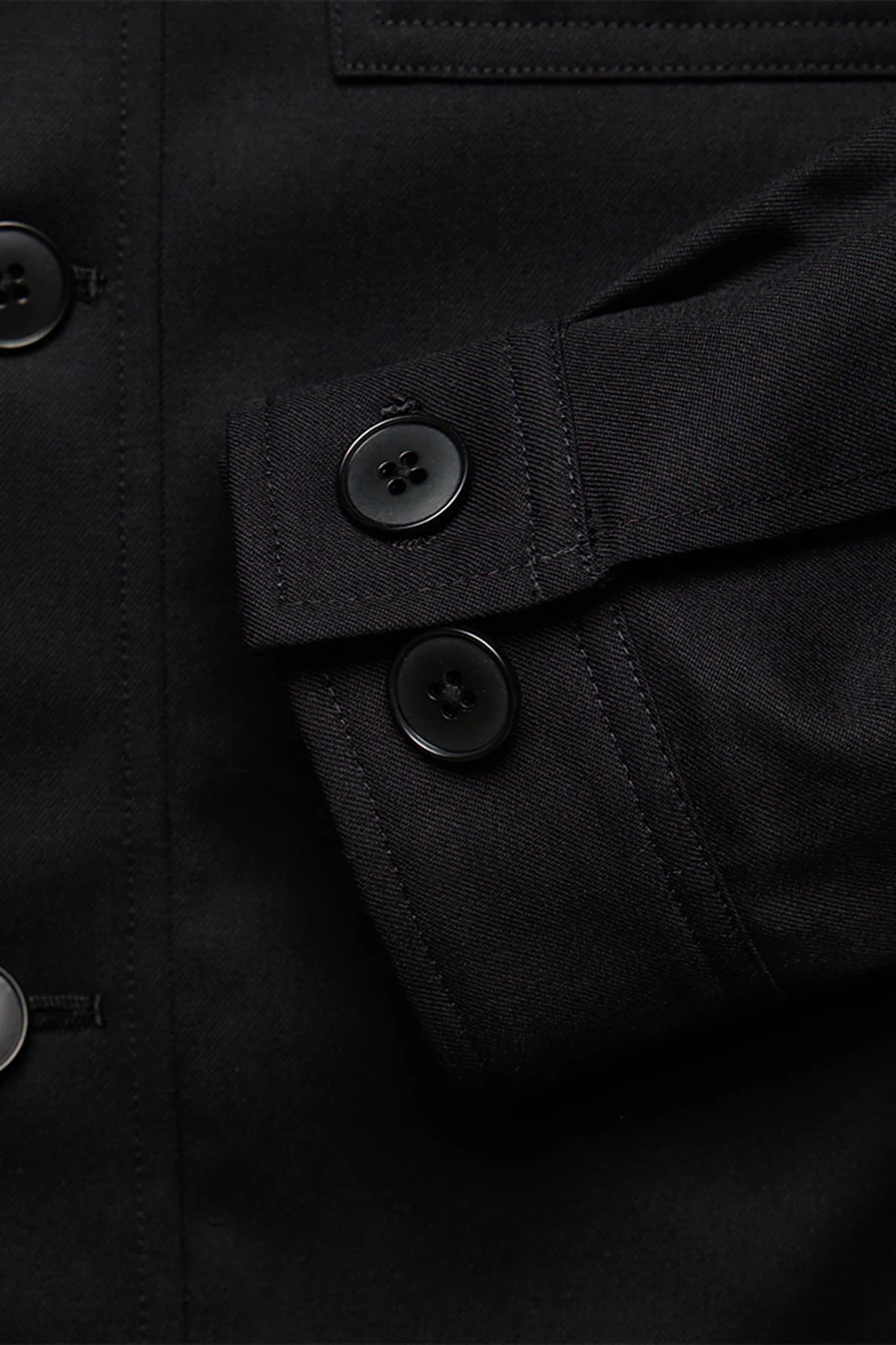 Saunder black twill jacket - Image 7