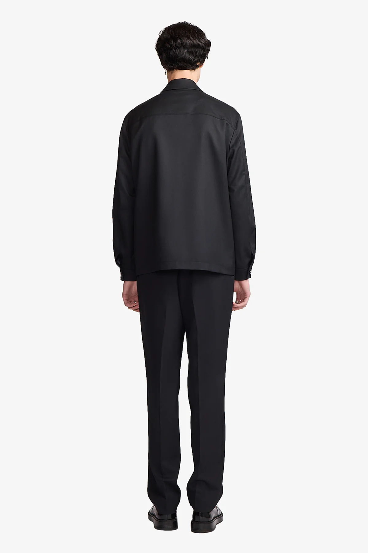Saunder black twill jacket - Image 9