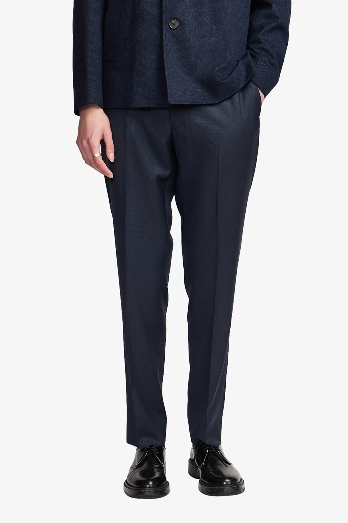 Slack navy trouser - Image 7