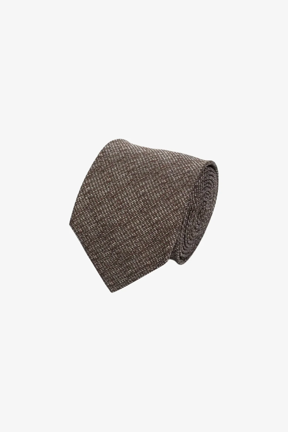 Tie - Silk brown design