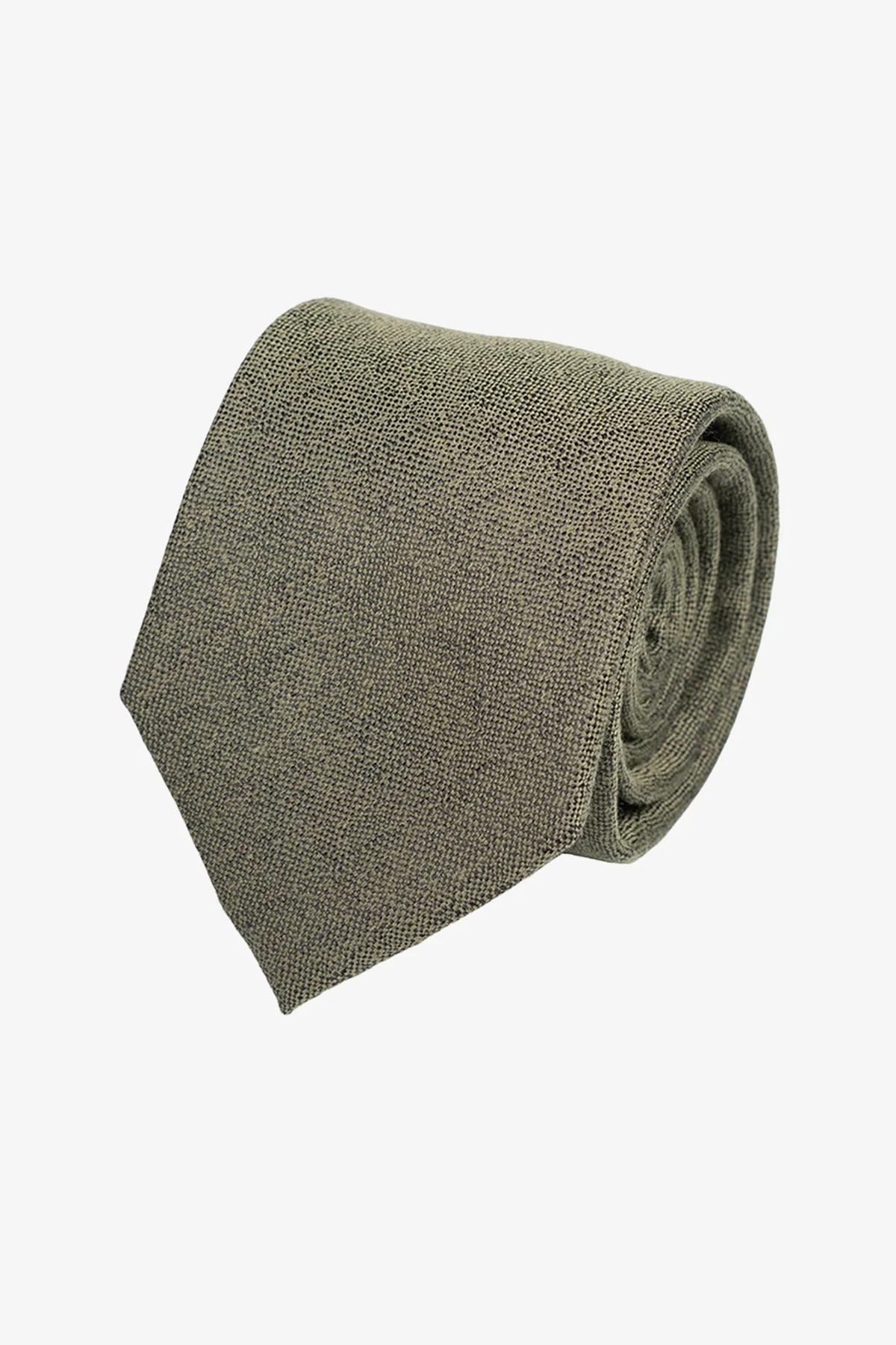 Tie - Silk light green melange