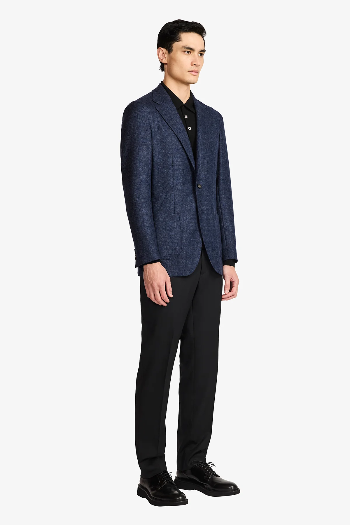 Will Blazer - Wool In Blue Tweed - Image 6