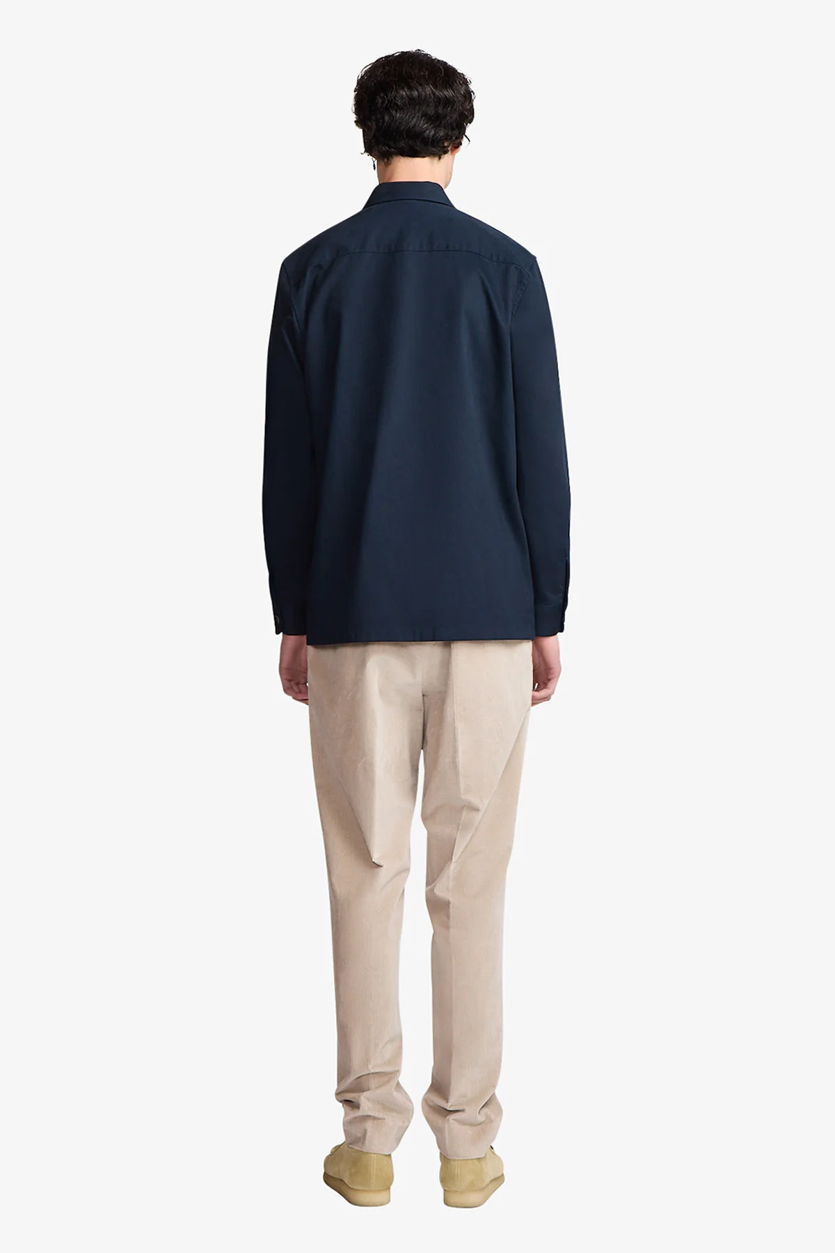 Wright navy overshirt - Image 8